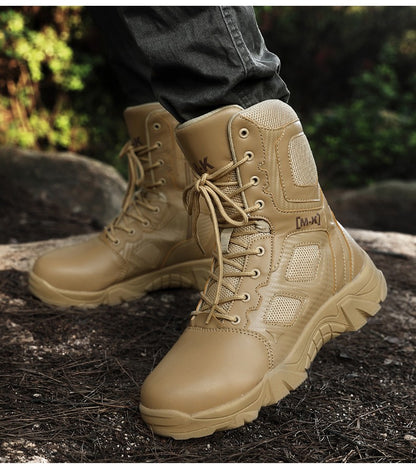 Botas de Segurança Masculinas Impermeáveis para Exteriores com Bico de Aço, Botas de Trabalho Masculinas Antiesmagamento com Bico de Aço, Tamanho 47