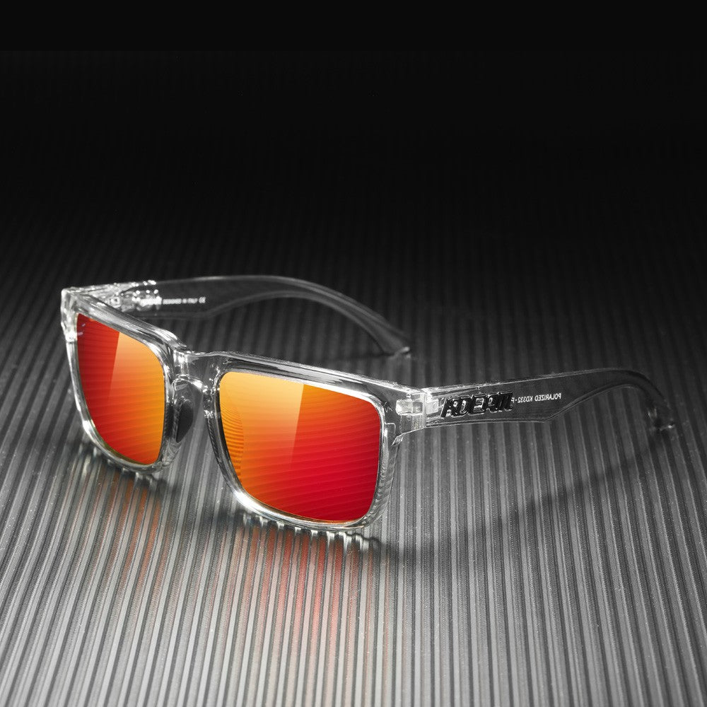 KDEAM PLUS Size Fishing Sunglasses Men 64mm Width Larger Size Polarized Sunglasses For Driving Night Vision Goggles