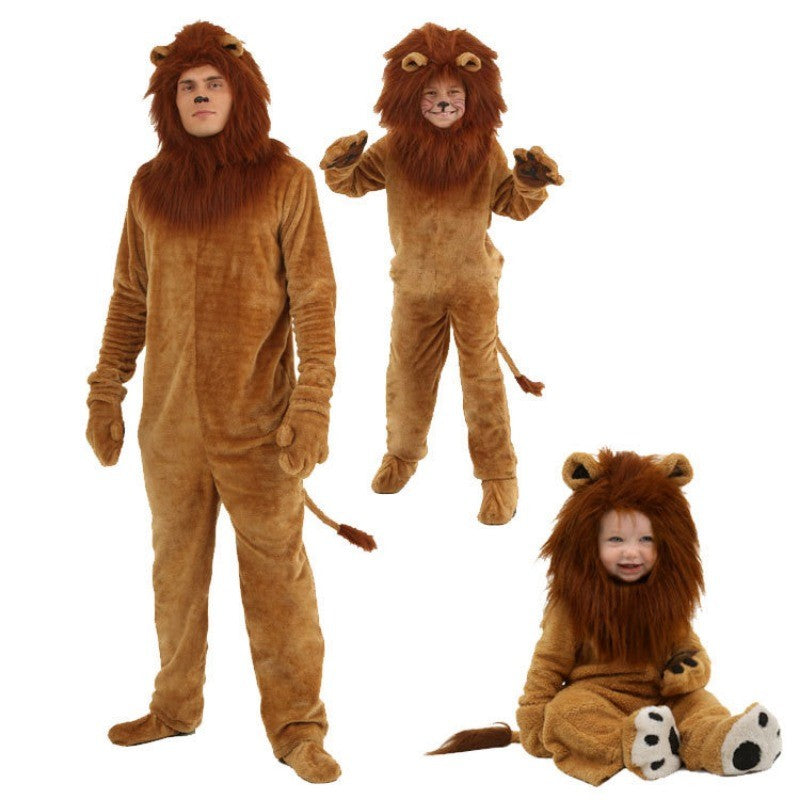 2024 New Cartoon Cute Lion Wizard of Oz Costume Animal Party Halloween Performance Costume