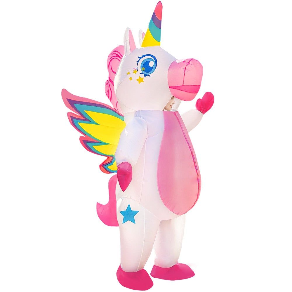 New Riding Animal Inflatable Costume Anime Suits Dress Mascot Purim Halloween Christmas Party Cosplay Costumes for Adult
