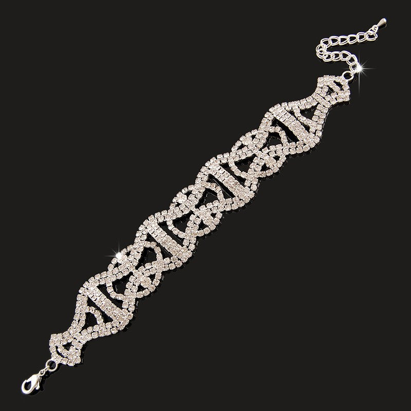 Novas Pulseiras de Berloques de Moda Prata 925 AAAAA Zircônia Cristal Feminino Pulseira Casamento Noivado Joias de Luxo