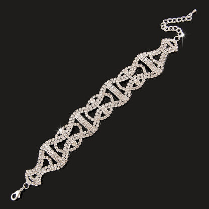 Novas Pulseiras de Berloques de Moda Prata 925 AAAAA Zircônia Cristal Feminino Pulseira Casamento Noivado Joias de Luxo