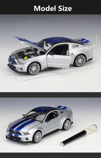 Maisto 1:24 Street Racing Versão Ford Mustang 2014 Liga Modelo de Carro em Escala Diecast Metal Coleção Estática Carro de Brinquedo Infantil Presente