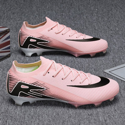New Men Football Boots Cleats Grass Adult Soccer Shoes Ankle Sport Training Outdoor Ultralight Non-Slip Futsal Comfortable