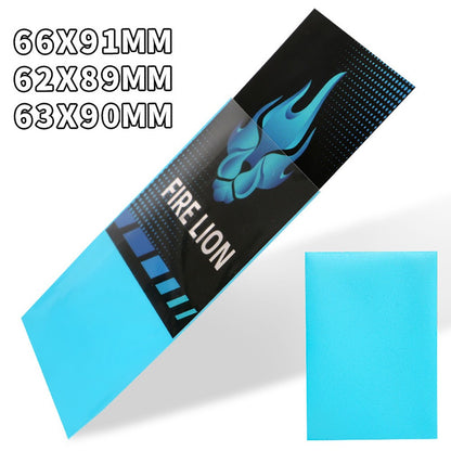 100PCS 66x91mm Colorful Matte Trading Card Sleeves Toploaders Fit PKM/MTG/YGO Sports Card Protector for Photocard Standard Cards