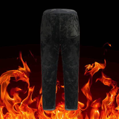 Calças Masculinas de Pena de Inverno, Grossas, de Lã, Perna Reta, Estilo Puffer, Cargo, Quentes, à Prova de Vento, para Escalada e Esqui ao Ar Livre