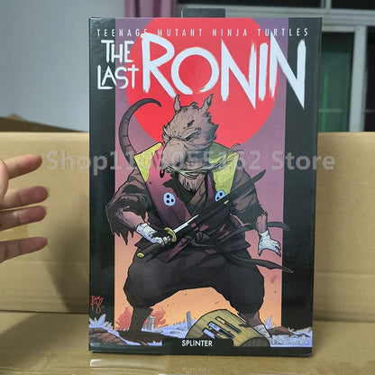 NECA The Last Ronin Leonardo Raphael Donatello Splinter Casey Jones Michelangelo Boneco de Ação Danificado em Batalha Brinquedos TMNT