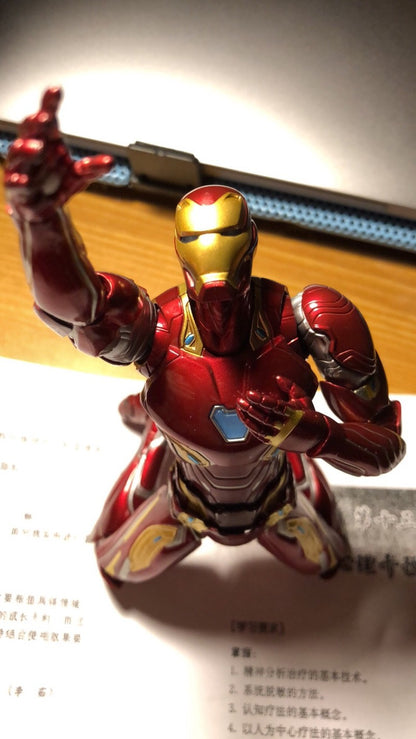 Bonecos de Ação Ironman MK50 de Articulações Esféricas (BJD) de Vingadores: Guerra Infinita para Presente de Natal ou Aniversário