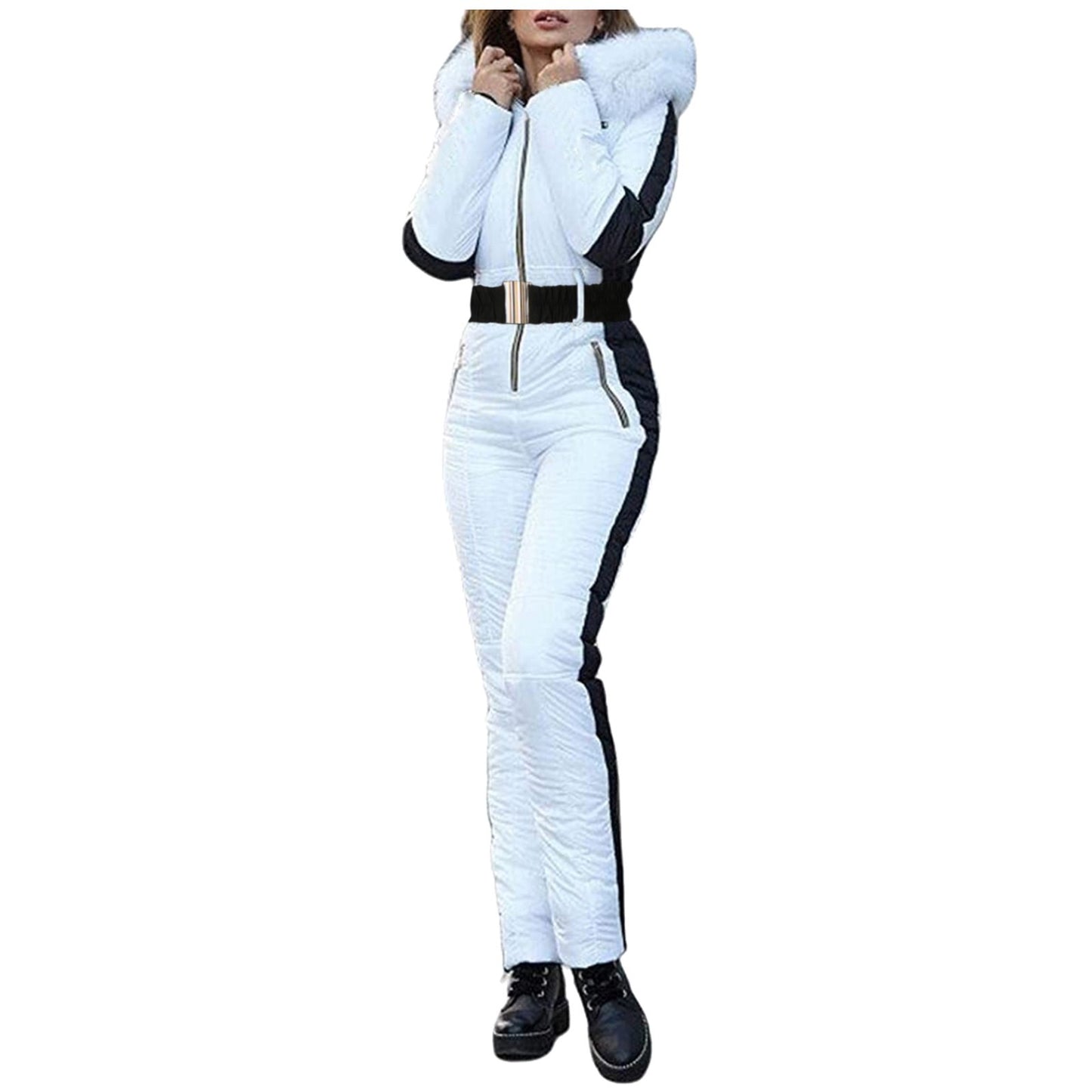 Women'S Winter Jackets Parkas 2024 Women'S Winter Outdoor Sports Jumpsuit ' With Removable Outdoor Sports Soft ??????? ???????