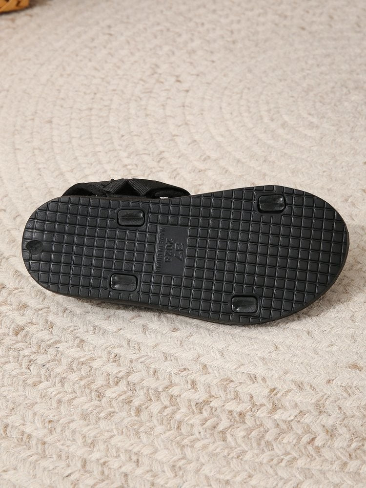 Women's Sandals New Open-toe Soft Bottom Sports Beach Shoes Summer Fashion and Non-slip Solid Color Ladies Sandals Women Shoes