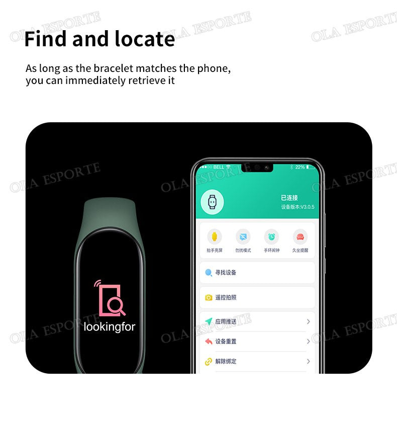 For Sports Smart Watch Music Control Fitness Calorie Track Bracelet Phone Message Remind Steps BT SmartWatch M8 Band