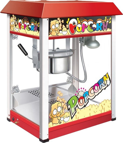 Máquina de Pipoca Comercial Máquina de Venda Automática de Pipoca Elétrica Máquina de Fazer Pipoca Estilo Cinema Automática