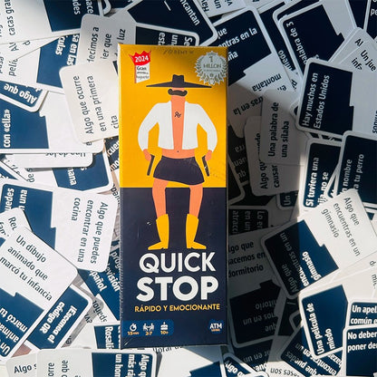 Quick stop (Spanish): wild western word duel Party props family interaction child gift Fast crazy unapologetic group interaction