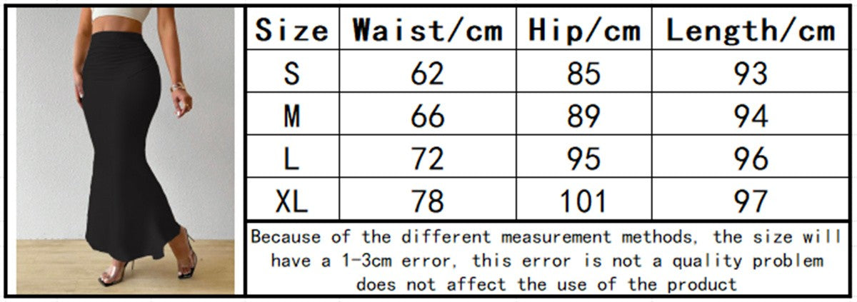 Fishtail Bodycon Skirt Women Autumn New in Fashion High Waist Fold Skirts Lady Causal Street Short Dress Sexy Solid Slim Skirt