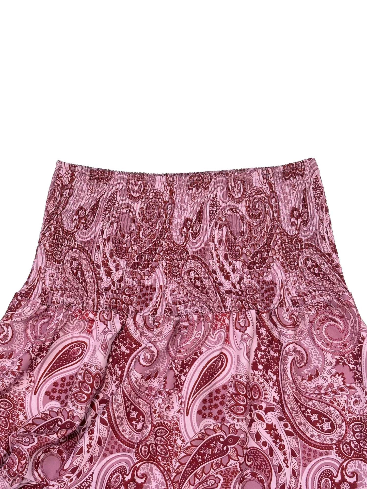 Vacation Style Stretchy Waist Long Maxi Skirt - Flowy Beach Skirt with Elastic Waistband