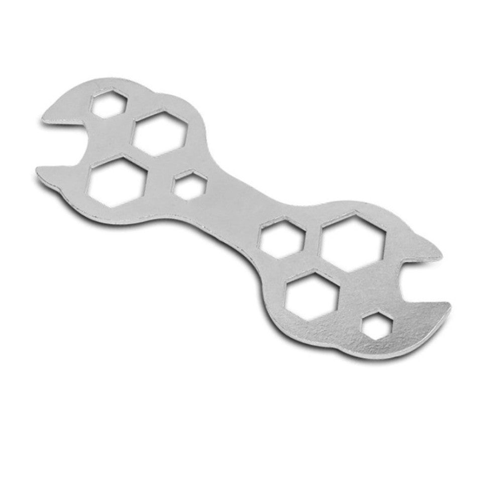 Chave Sextavada Mini de Aço Chata 10 em 1 8-17mm Chave Allen para Bicicleta Ferramentas de Reparo Ferramenta Manual Doméstica para Materiais de Reparo