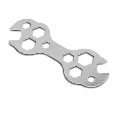 Chave Sextavada Mini de Aço Chata 10 em 1 8-17mm Chave Allen para Bicicleta Ferramentas de Reparo Ferramenta Manual Doméstica para Materiais de Reparo