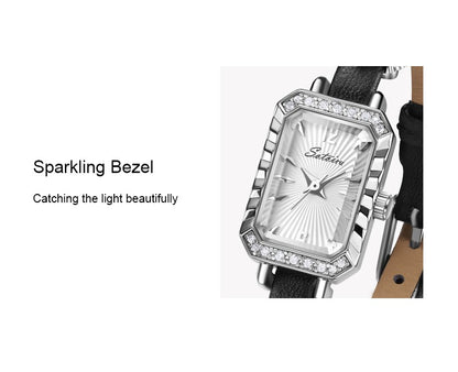 Sotoiru Square Watch For Women Leather Strap Quartz Wristwatch Elegant Dress Watch Christmas Gifts For Girlfriend ?????