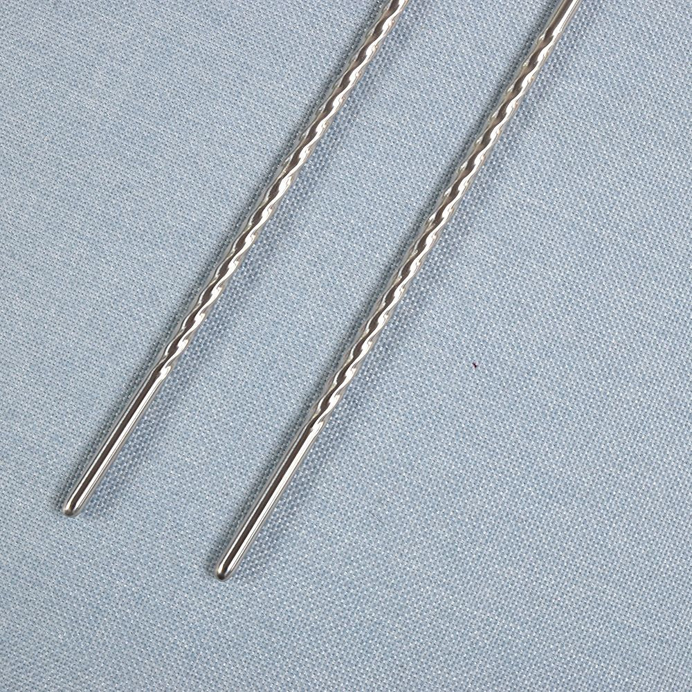 Varetas de Culinária Longas para Cozinha, Hashi de Metal, Utensílios de Cozinha, Hashi Doméstico, Prático