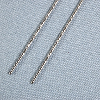 Varetas de Culinária Longas para Cozinha, Hashi de Metal, Utensílios de Cozinha, Hashi Doméstico, Prático