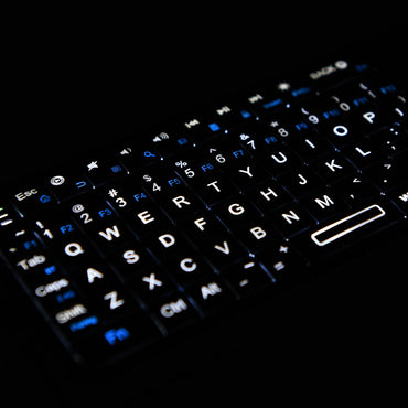 Rii K06 Mini Bluetooth Keyboard,Backlit 2.4GHz Wireless Keyboard with IR Learning Touchpad Android TV Box? Mac, Laptop, Windows