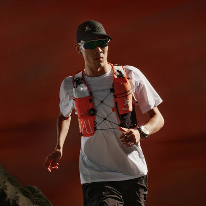 KAILAS FUGA AIR 8L Unisex Travel Marathon Trail Running Hiking Cycling Backpacks  with Dual Soft Water Bottles KA2554005