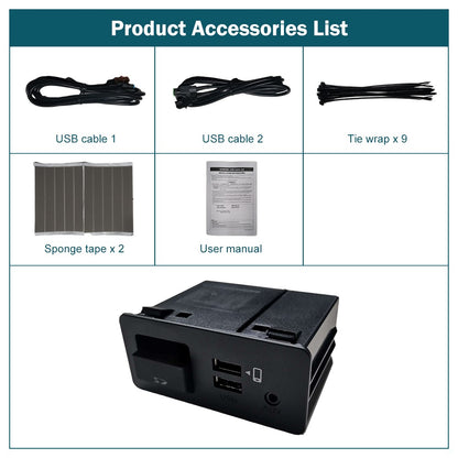Adaptador USB CarPlay e Android Auto com fio para Mazda 6 2 3 CX3 CX5 CX9 MX5 2016-2020 com sistema Mazda Connect