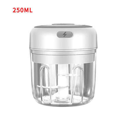 HiPiCok Moedor de Carne Elétrico Triturador de Alho Picador de Alimentos Mini Triturador de Alho Máquina de Moer Legumes USB Utensílios de Cozinha