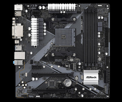 Placa-mãe ASRock B450 B450M B450M Pro4-F R2.0 Placa-mãe AM4 DDR4 128GB CPU usada Ryzen 5 5600 5600G R7 5700 5600 5700 5800