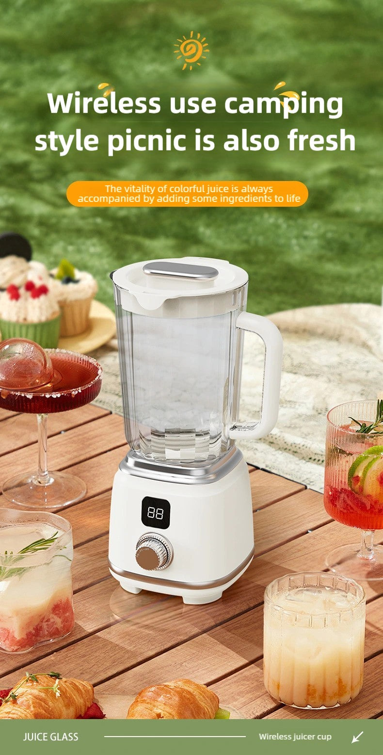Espremedor TINSOL Novo Lar 10 Lâminas 3000mAh Liquidificador Multifuncional com Botão Espremedor Triturador de Gelo Alta Taxa de Extração de Suco Ferramentas de Cozinha