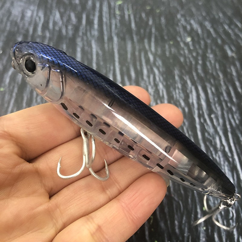 17g Surface Pencil Fishing Lures Walk the Dog Floating Wobbler Laser Artificial Bait for Trout Bass Seawater Swimbait Supplies