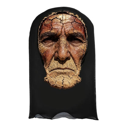 Red Soil Skull Mesh Mask — Stretchy, Breathable, and Suitable Stay Mysterious While Breathing Easy. Perfect for Halloween