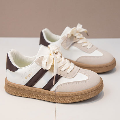 Children Tennis Shoes 2025 New Simple Kids Sneakers for Girls Patchwork Non-slip Boys Causal School Running Sneakers Non-slip