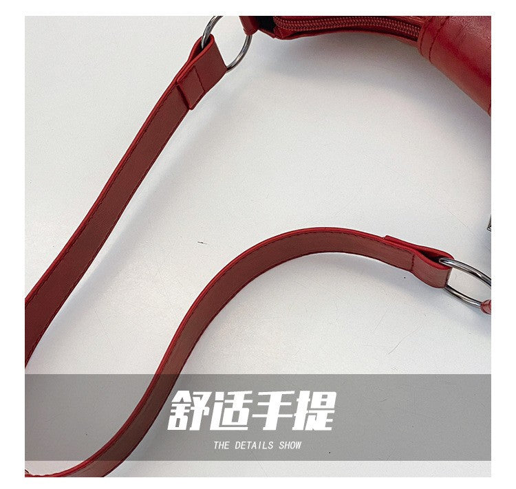 2025 Large Capacity Pleated New Retro Commuter Temperament Locomotive Do Old Style Underarm Shoulder Bag Women