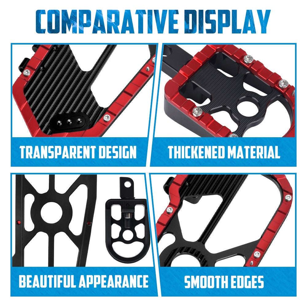 Plataformas Dianteiras para Motocicleta, Apoio de Pé Traseiro para Passageiro, Pedaleiras para Harley Touring Road King Street Glide Softail Fat Boy 1986-2025