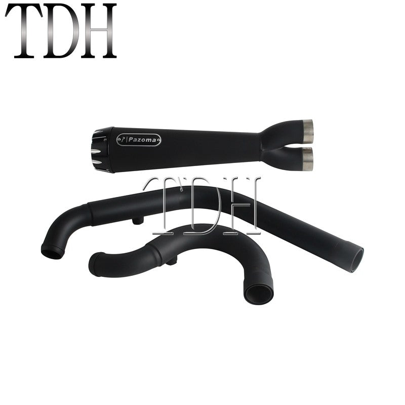 Motorcycle Exhaust Muffle Middle Link Pipe Mid-control Exhaust System For Harley Softail Street Bob Standard FXST FXBBS FXBB 18+