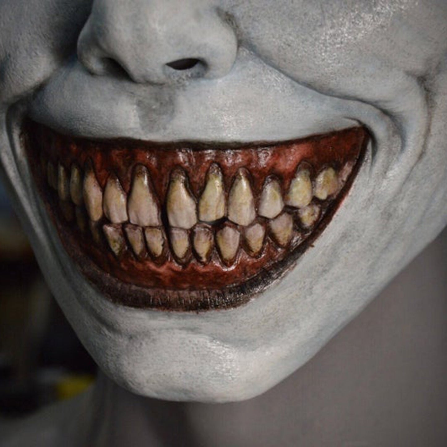 Creepy Halloween Mask Smiling Demons Horror Face Masks The Evil Cosplay Props Party Masquerade Halloween Mask Clothing Accessor