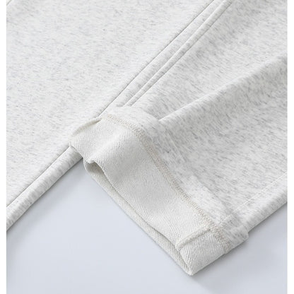 Calça de moletom reta 340G de terry, confortável, versátil, macia e suave para a pele, resistente a rugas e durável
