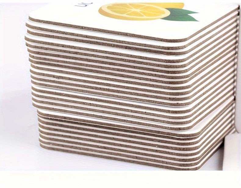 Montessori, Wooden Alphabet Cards, Children's Early Education Fruit Cognitive Cards, Kindergarten Enlightenment Puzzle Block Toy