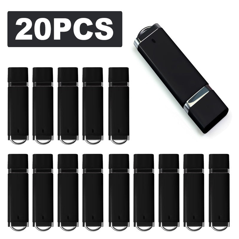 20 unidades/lote Pen drive USB à prova d'água 1GB 2GB 4GB 8GB 16GB 32GB 64GB Pendrive de Metal Unidade Flash USB de Memória em Cartão