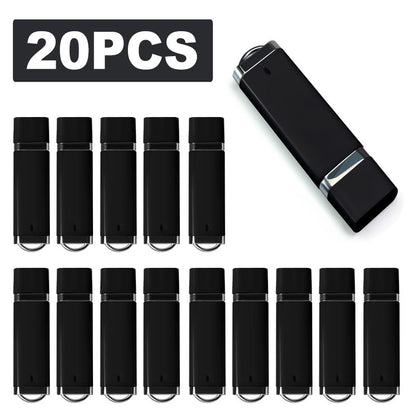 20 unidades/lote Pen drive USB à prova d'água 1GB 2GB 4GB 8GB 16GB 32GB 64GB Pendrive de Metal Unidade Flash USB de Memória em Cartão