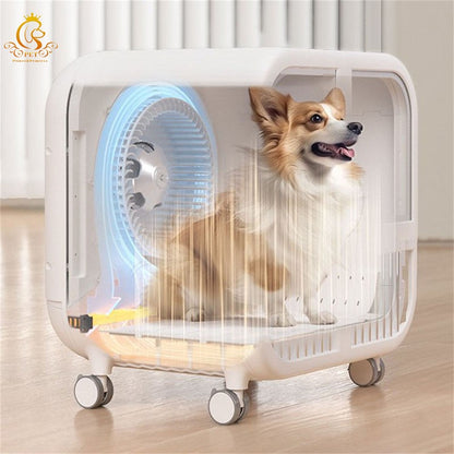 Caixa Secadora Automática de Animais de Estimação EUR PET para Cães e Gatos de Médio e Grande Porte Equipamento de Pet Shop com Baixo Ruído