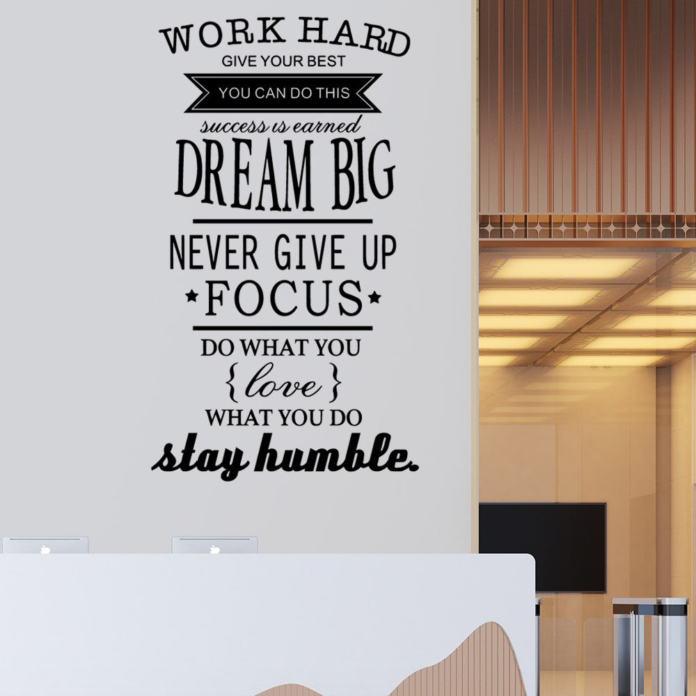 1 pc be amazing today with love words Wall Sticker Home Decor Accessories Decor Living Room home Removable Creative Stickers