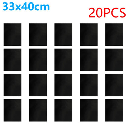 5-20Pcs Oven Liners Grill Mat 33/50x40cm Non Stick BBQ Grill Liners Reusable Barbecue Baking Liners Cook Pad Microwave Oven Tool