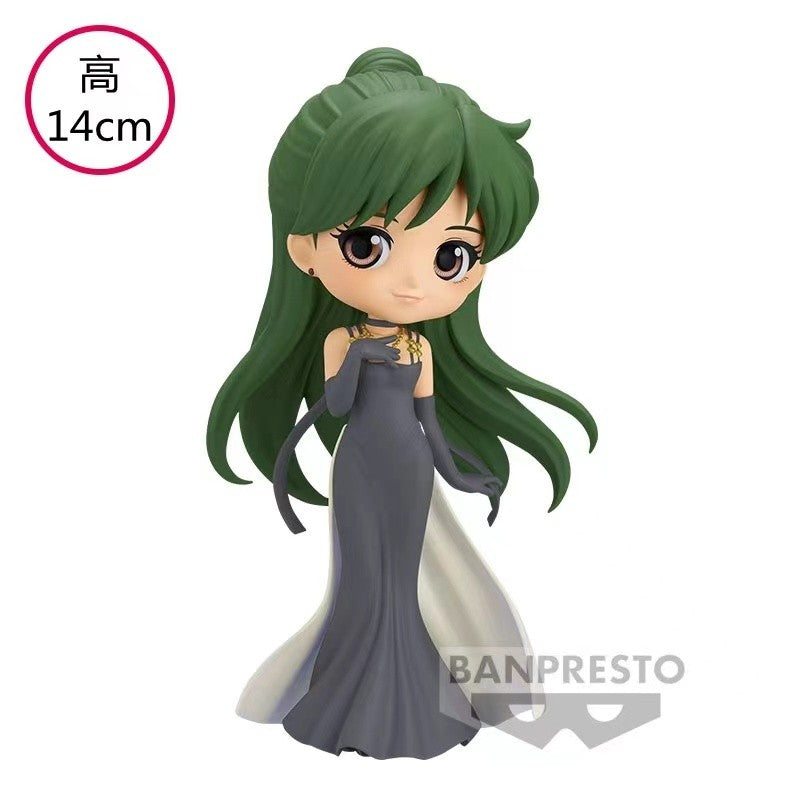 Em Estoque Original Qposket Chibiusa Sailor Moon Tsukino Usagi Kino Makoto PVC Miku Q Posket Brinquedos Fofos Anime Bonecos de Ação Presente