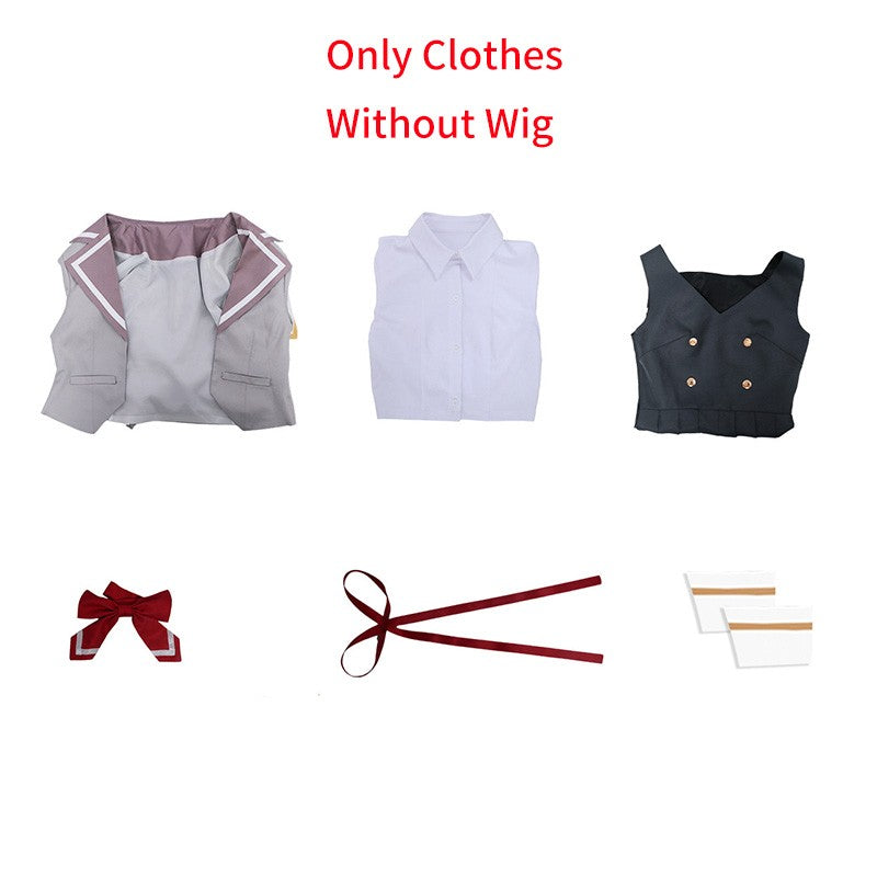 Anime Alisa Mikhailovna Kujou Cosplay Costume Wig Girl Jk Uniforms Hair Women Role Play Party Halloween Outfits Set