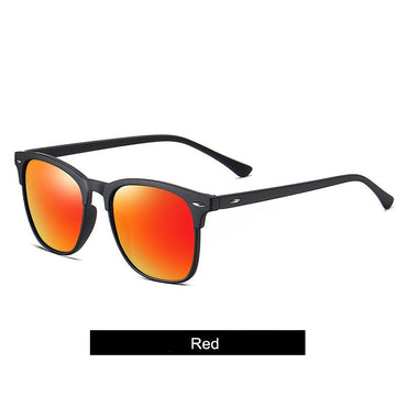 New Polarized Sunglasses Women Black Plastic Full Frame Square Sun Glasses Men Out Door Sun Eyewear Fashionable Eyeglass Uv400