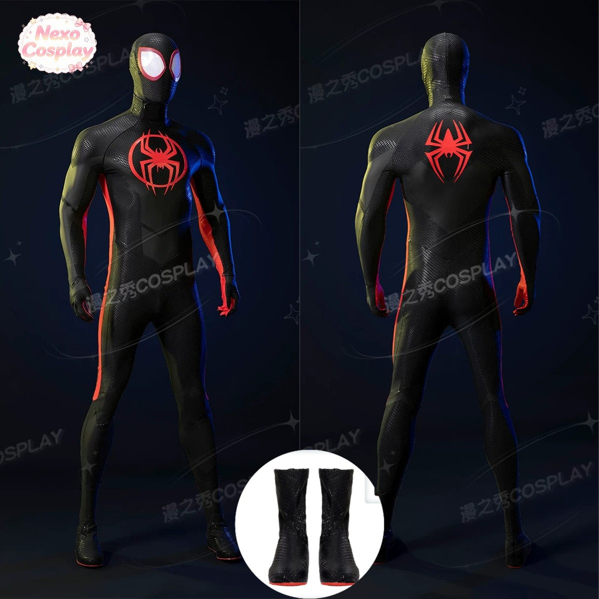 MR Miles Morales Cosplay Costume  Anime Party Uniform Hallowen Play Role Clothes Clothing NexoCosplay