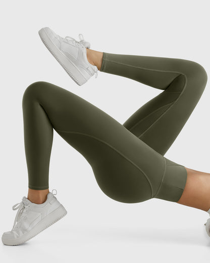 Women V Cross Waist Butt Lifting Leggings with Pockets High Waist Yoga Pants Workout Running Gym Fitness Sports Leggings Female