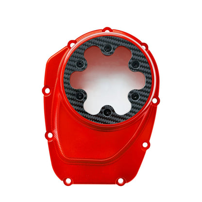 Aluminum Visible Camshaft Cam Cover Protector with Carbon Fiber for Harley Softail 2018-2024 and Touring 2017-later&Trike Models